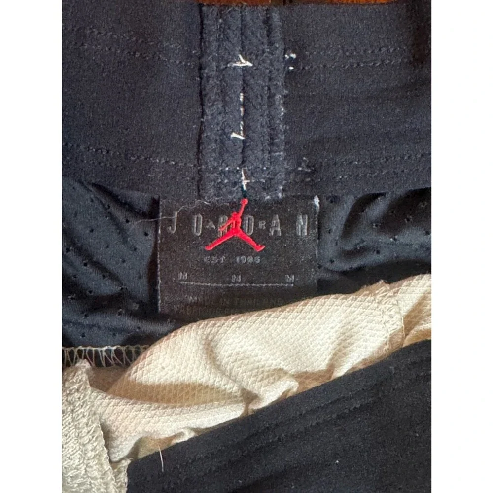 Jordan Tan Wind Pants Joggers w/ Jumpman Detail Medium